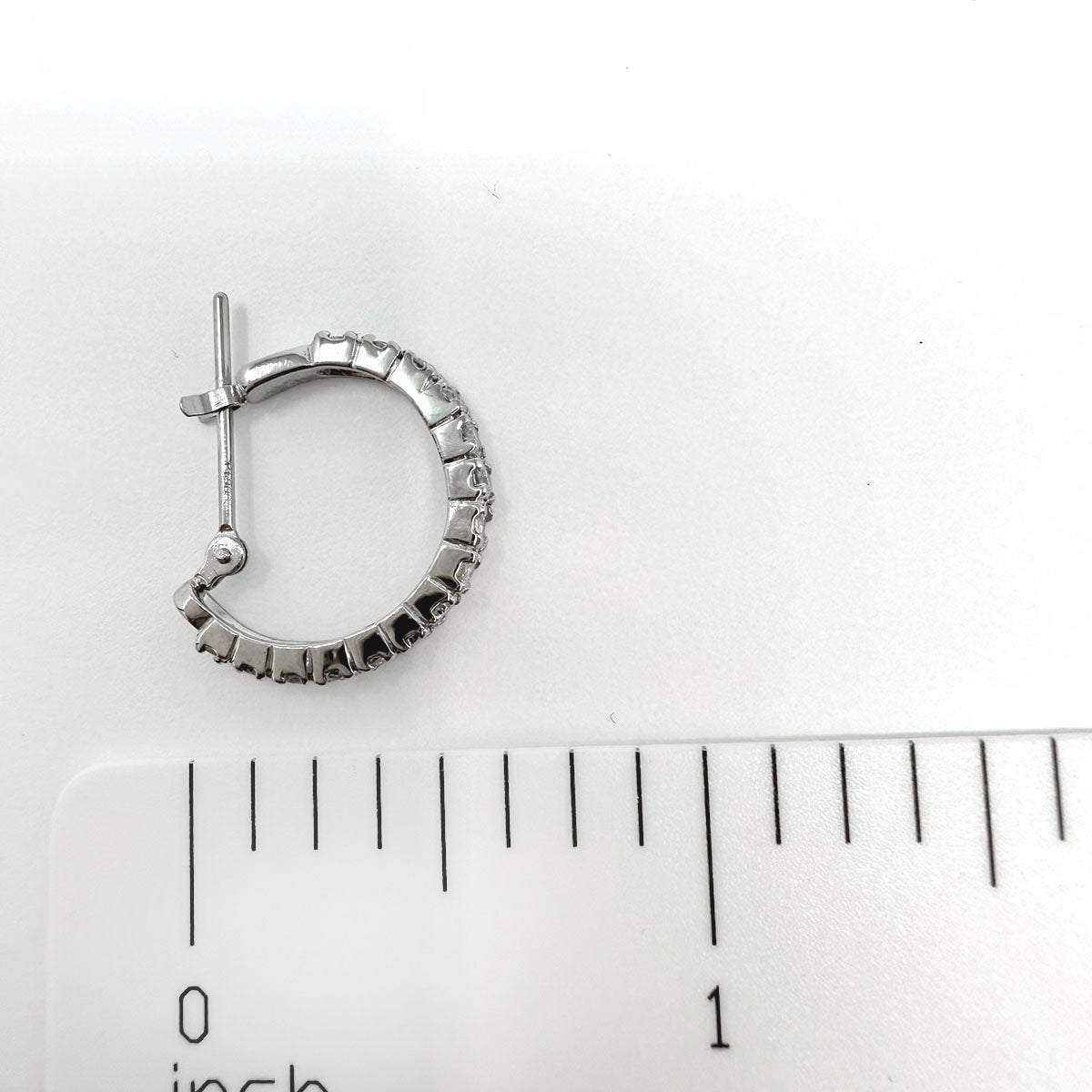 Diamond Hoop Earrings