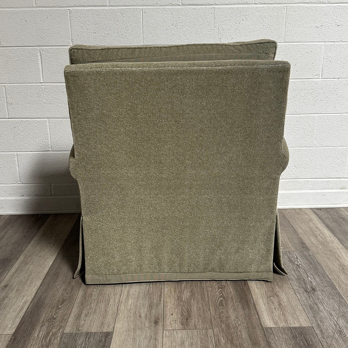 Green Upholstered Accent Chair