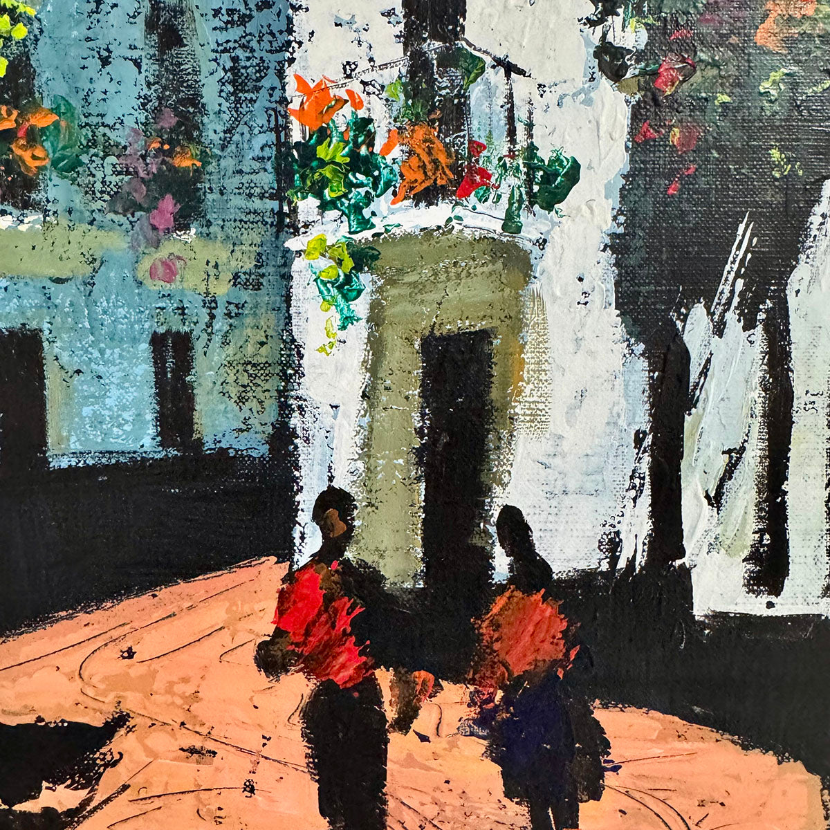 "Spanish Village" Signed and Dated '70