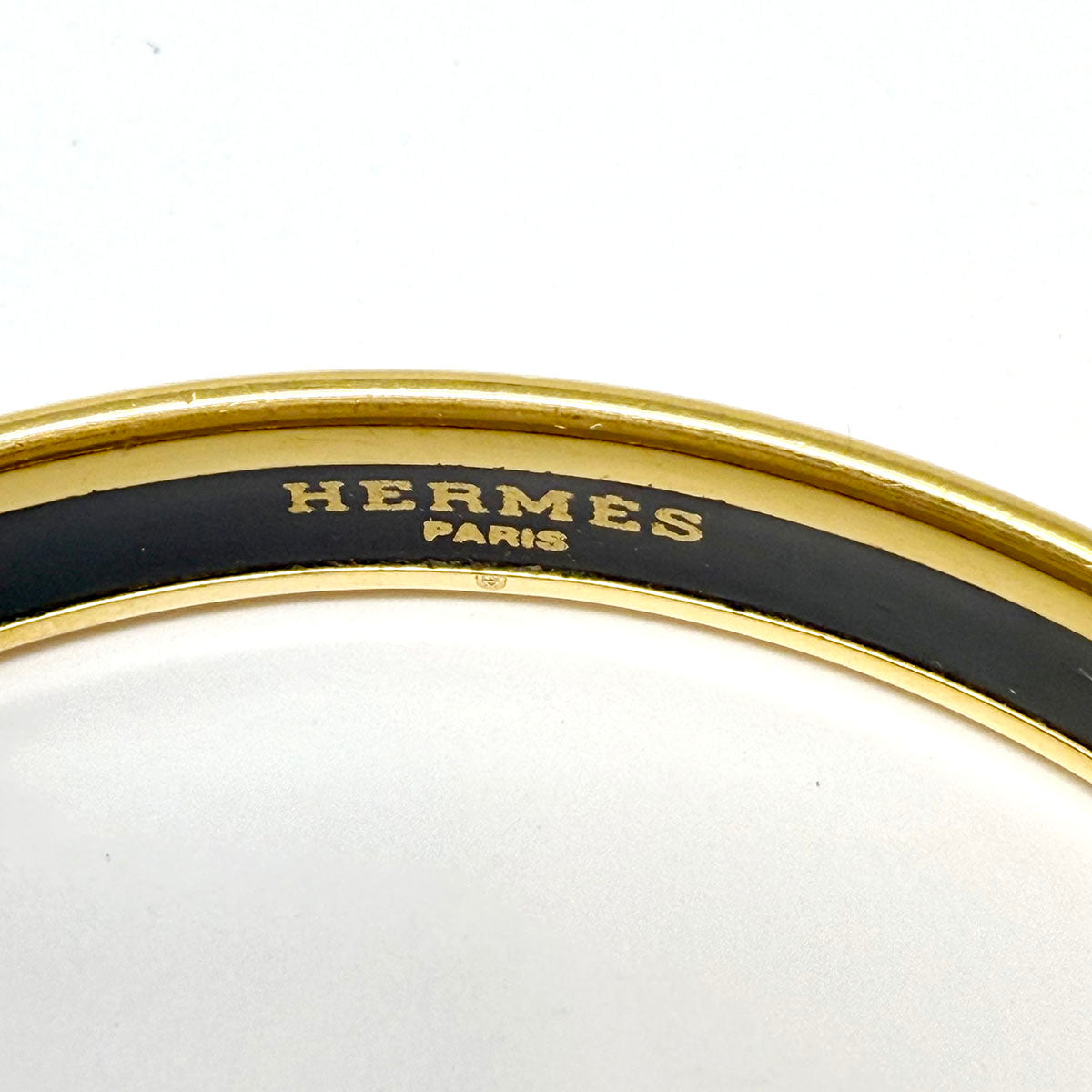 Hermes Narrow Enamel Bangle Bracelet