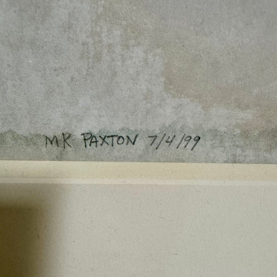 "Masel/Jim" Signed and Dated 7/4/99