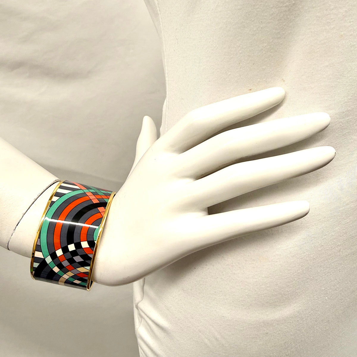 Hermes Extra Wide Bangle Bracelet