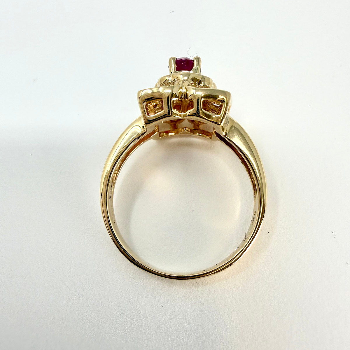 18K Ruby and Diamond Ring