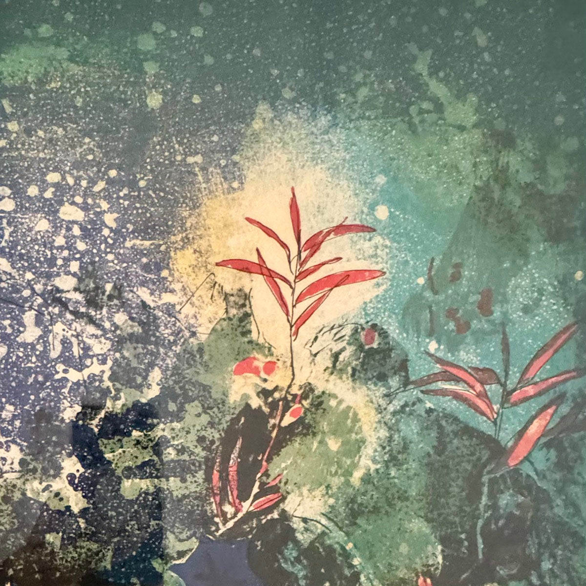 "Lunar Floral" Signed COA Included