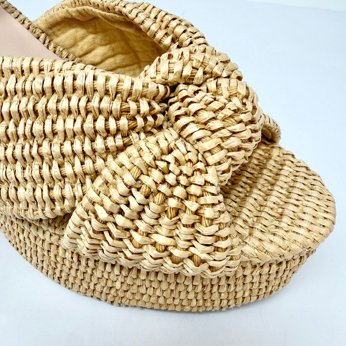 Loeffler Randall Liza Raffia Platform Sandals