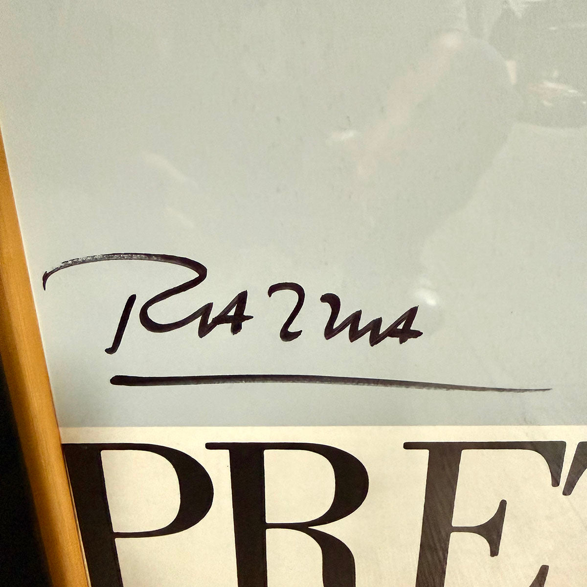 Large Scale Signed "Paris-Pret-a Porter Feminin" Poster