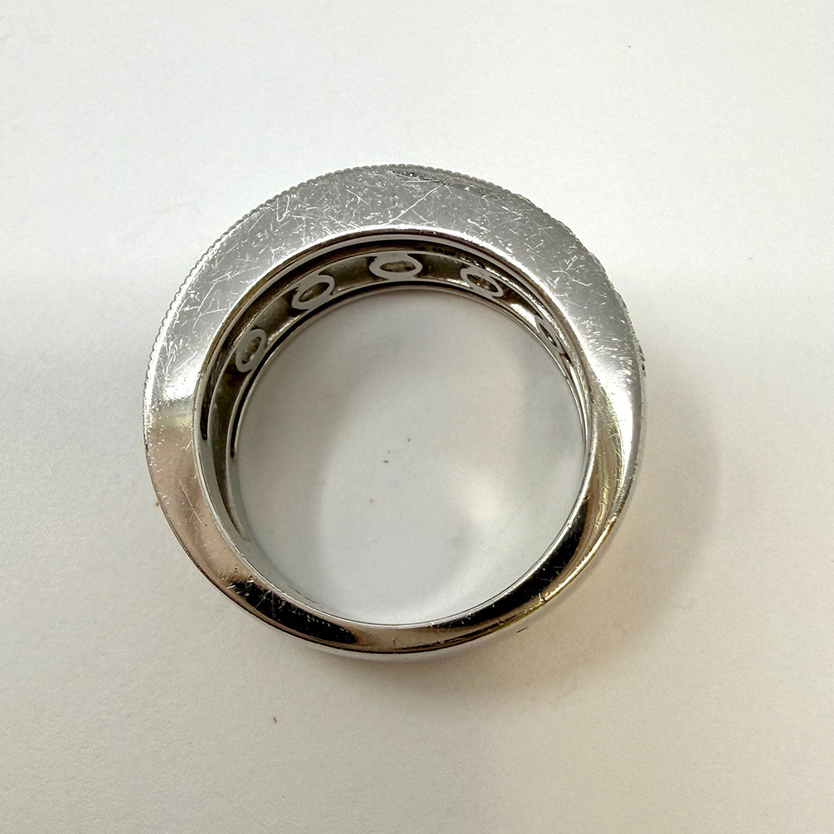 Platinum Band with 35 Full Cut Diamonds