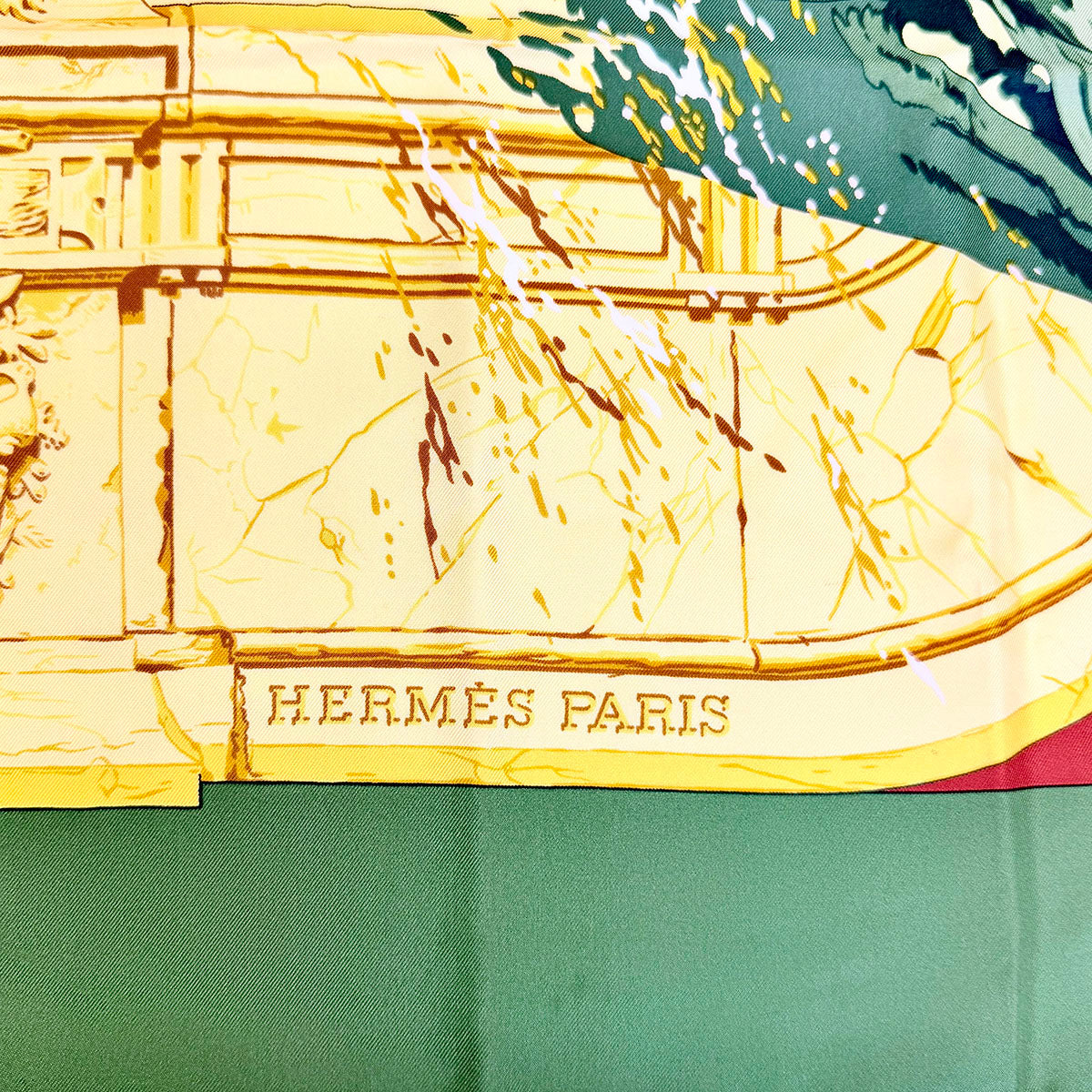 Hermes "La Fontaine de Bartholdi" Scarf