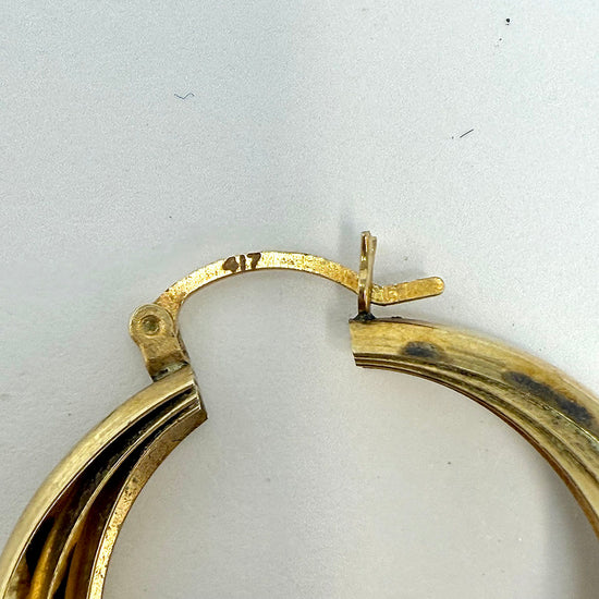 10K Gold Hoop Earrings