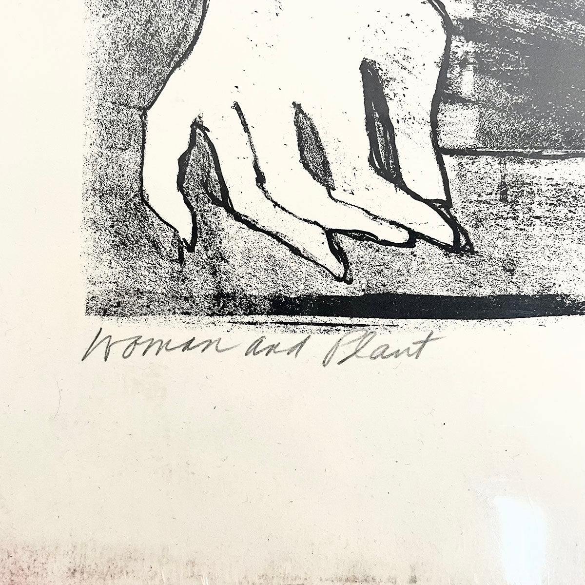 "Woman and Plant" Signed, Numbered 4/5 and Dated 1973