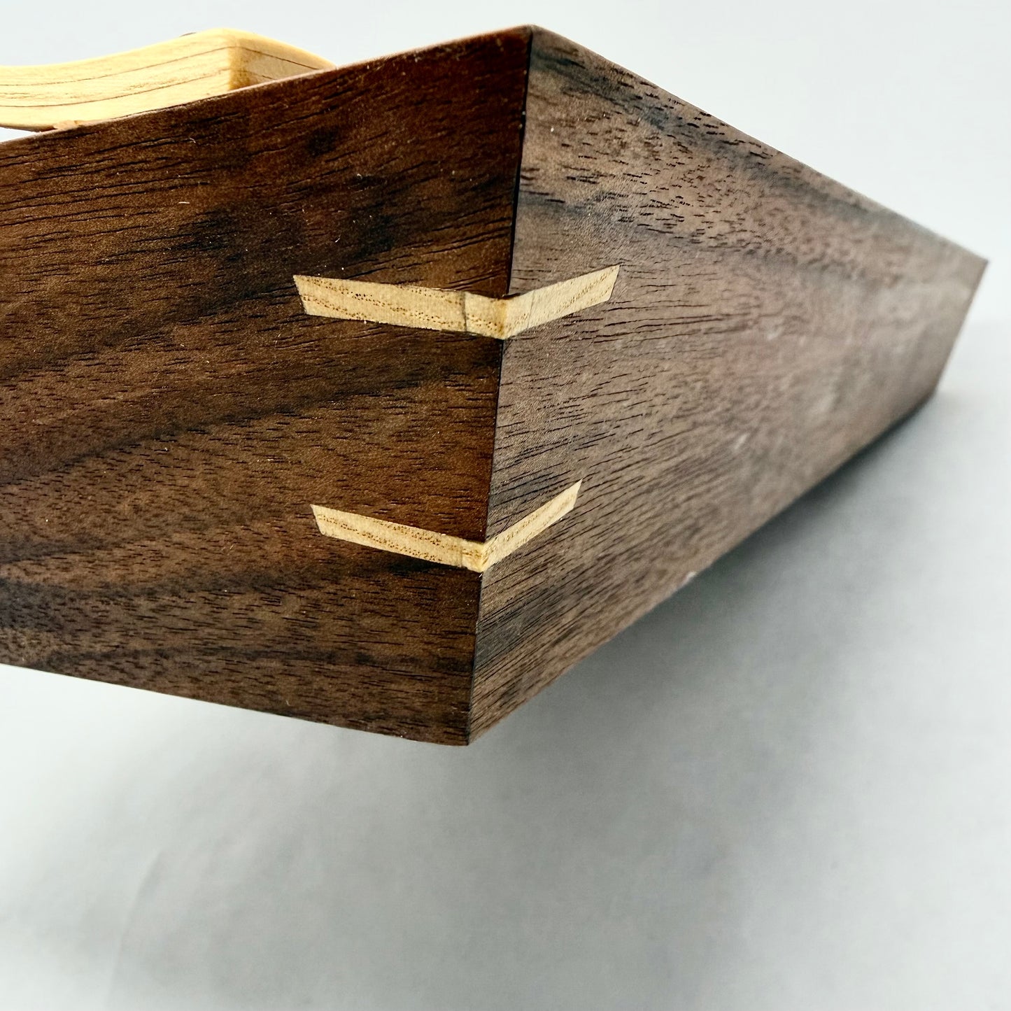 Medium Wood Two Tone Serving Tray