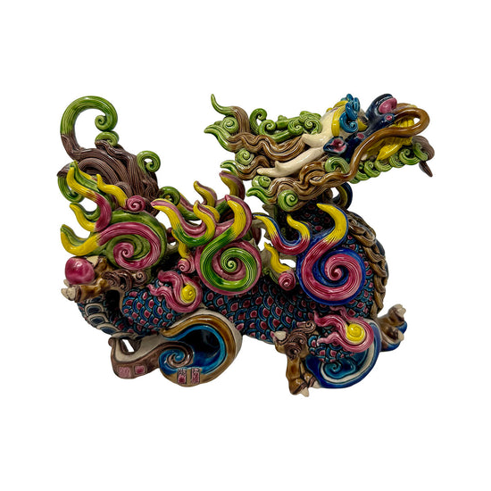 Cochin Ware Dragon Figurine