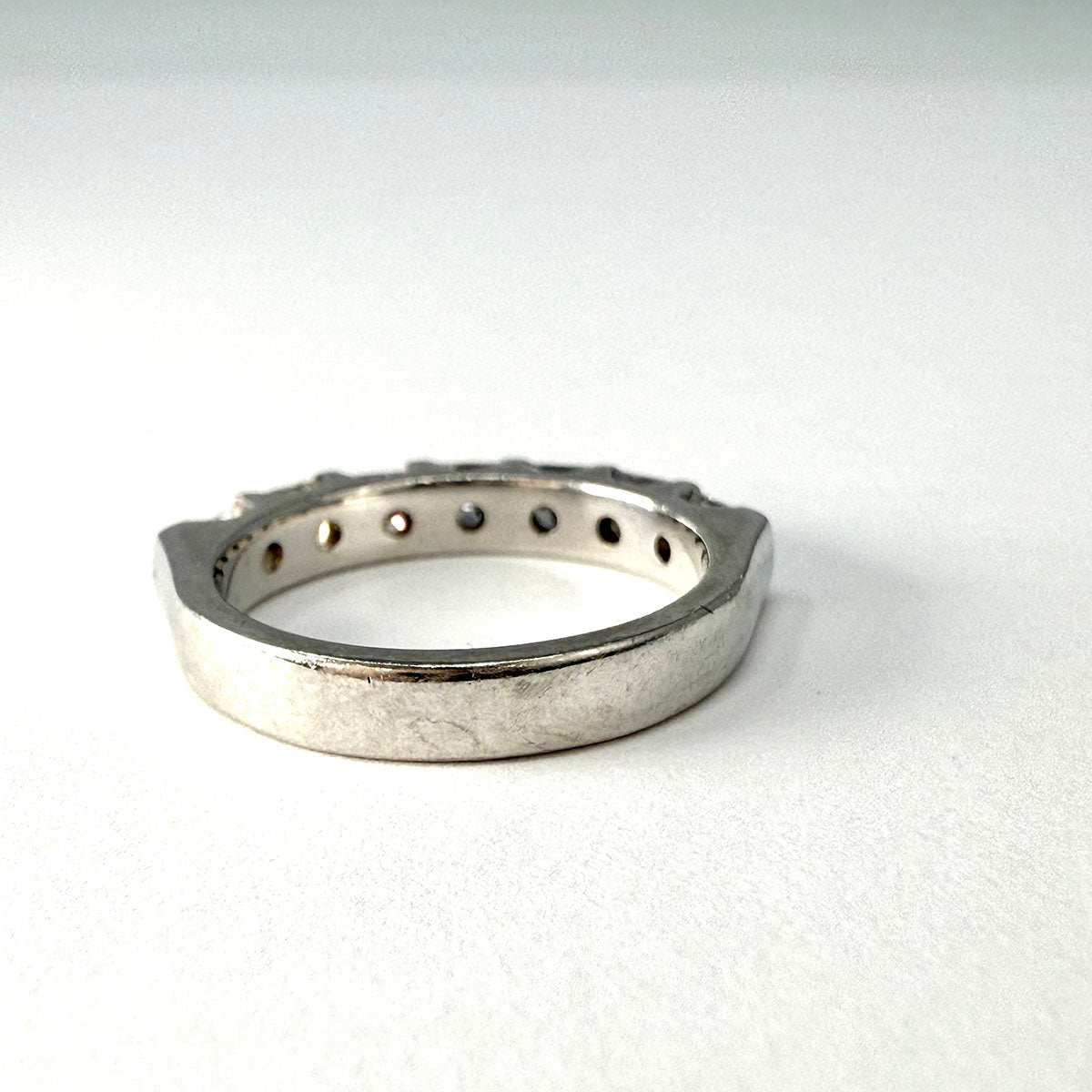 Christopher Platinum Ring with 7 Princess  Diamonds