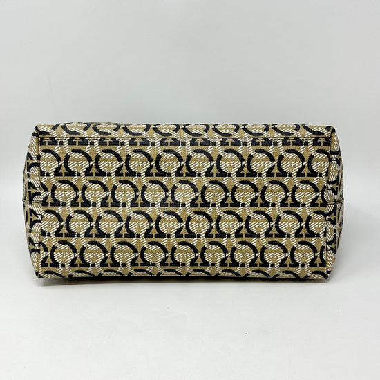 Salvatore Ferragamo Printed Gancino Tote