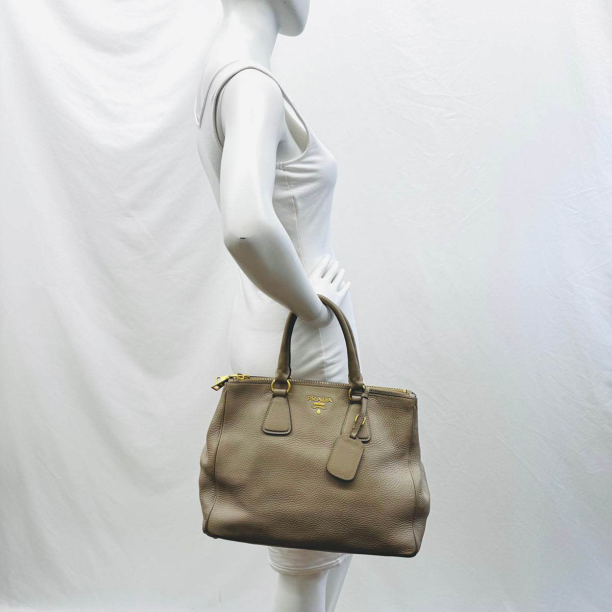 Prada Double Zip Galleria Tote