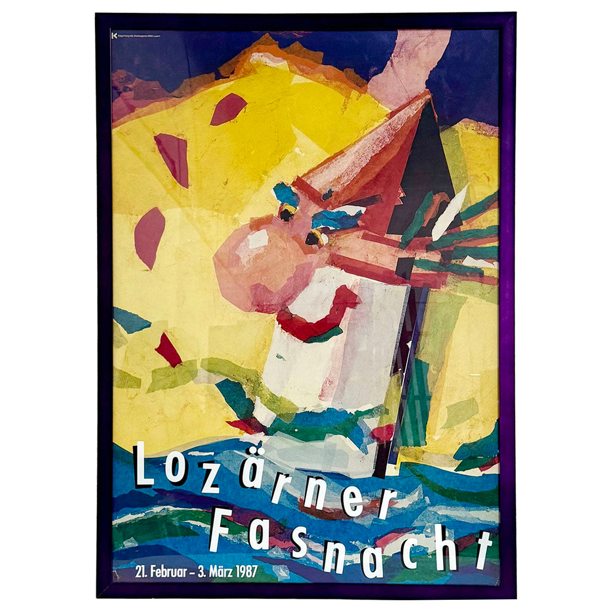 "Lucerne Carnivale" Vintage Advertising Poster