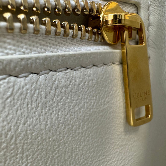 Celine Quilted C Bicolor Shoulder Bag
