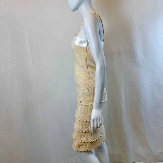 Chanel Spaghetti Strap Knit Dress