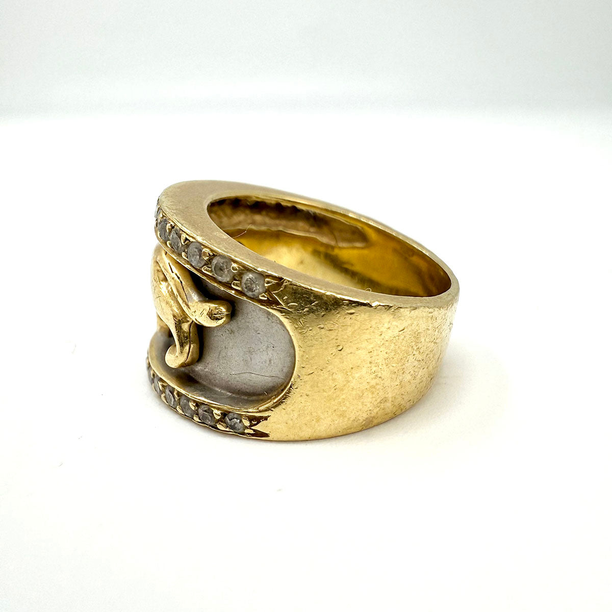 14K Panther Ring