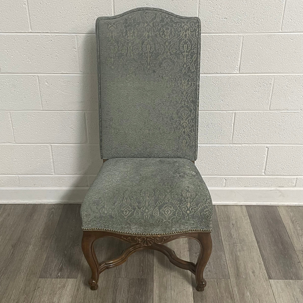 Pair Of Sage Green Accent Chairs