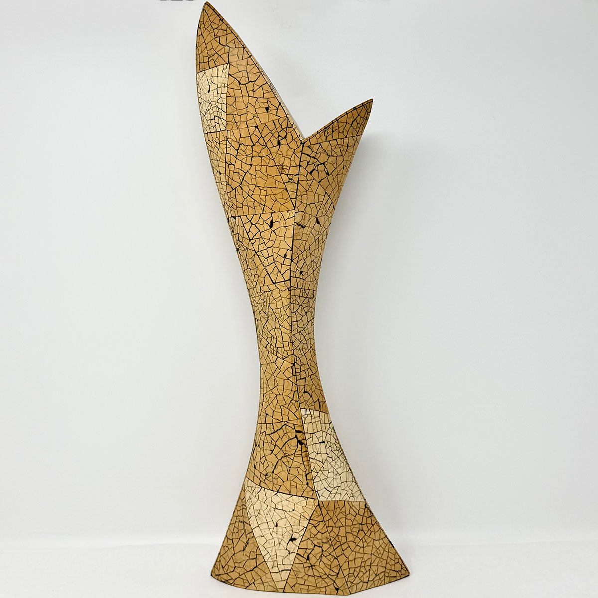 R & Y Augousti Crackle Vase