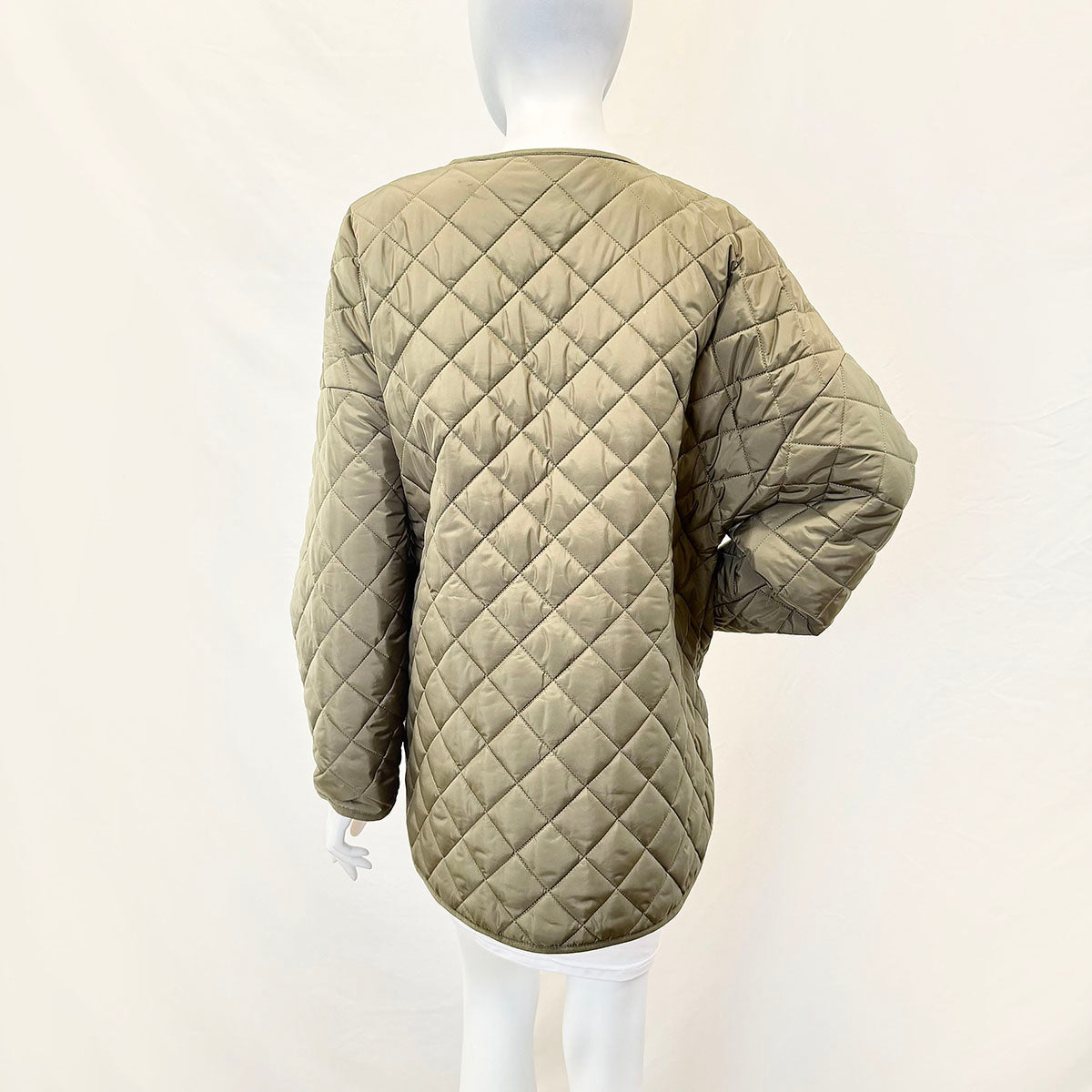Toteme Collarless Quilted Jacket