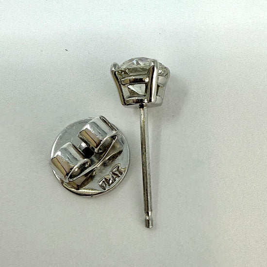 Platinum Diamond Stud Earrings