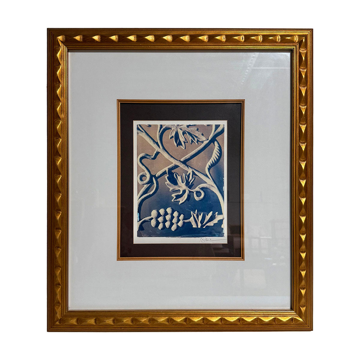 Framed Photograph of Architectural Detail signed