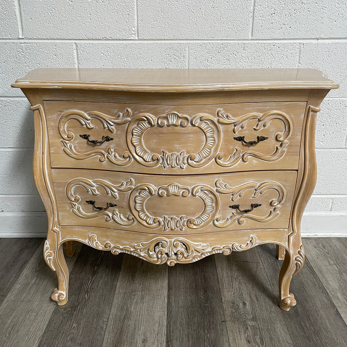 Ornate Two-Drawer Dresser