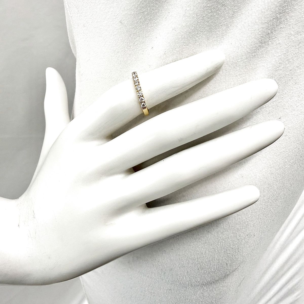 14K Yellow Gold Ring with Lab Grown Diamond