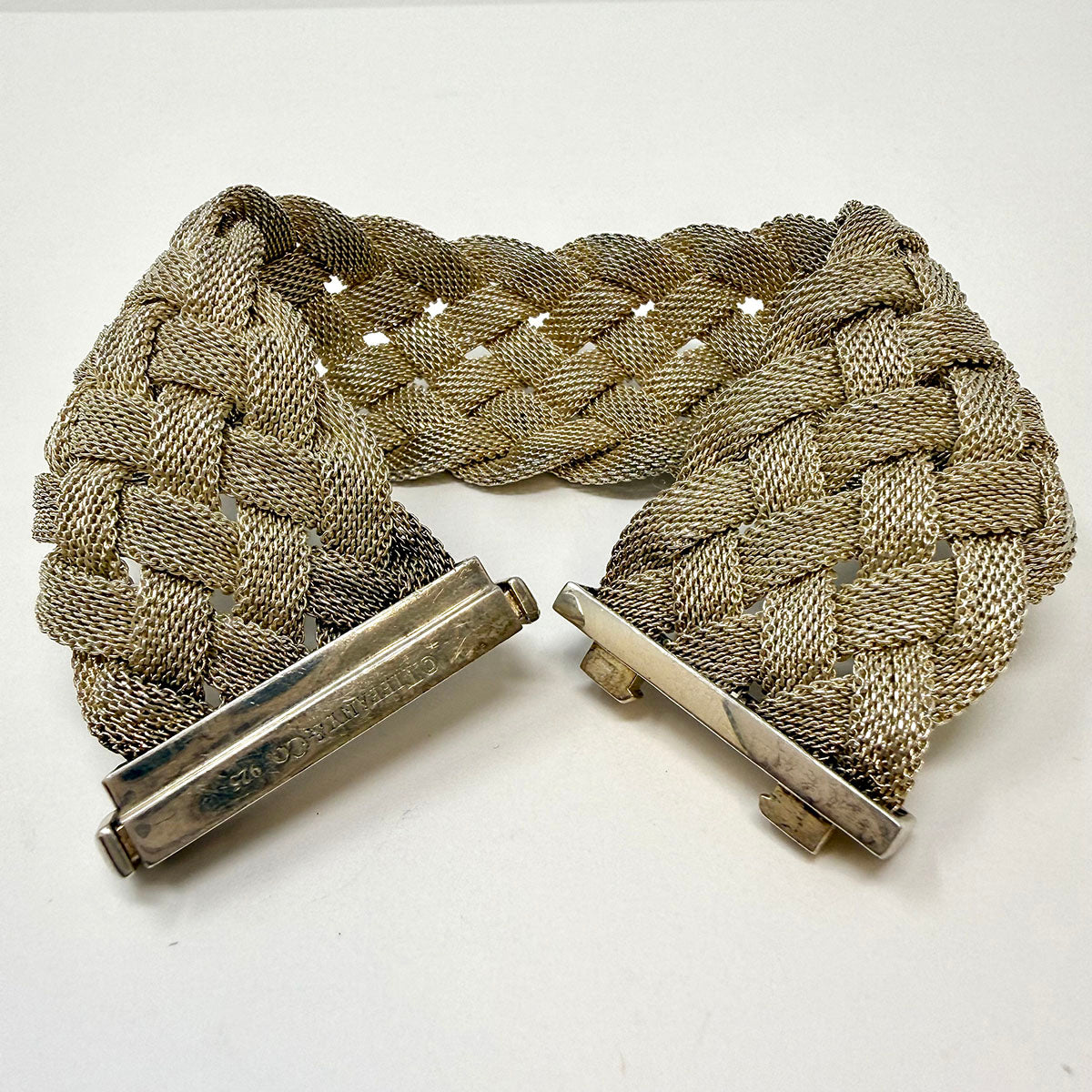 Tiffany & Co. Sterling Silver Braided Somerset Bracelet