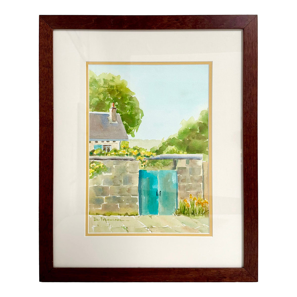 "The Turquoise Gate" Signed