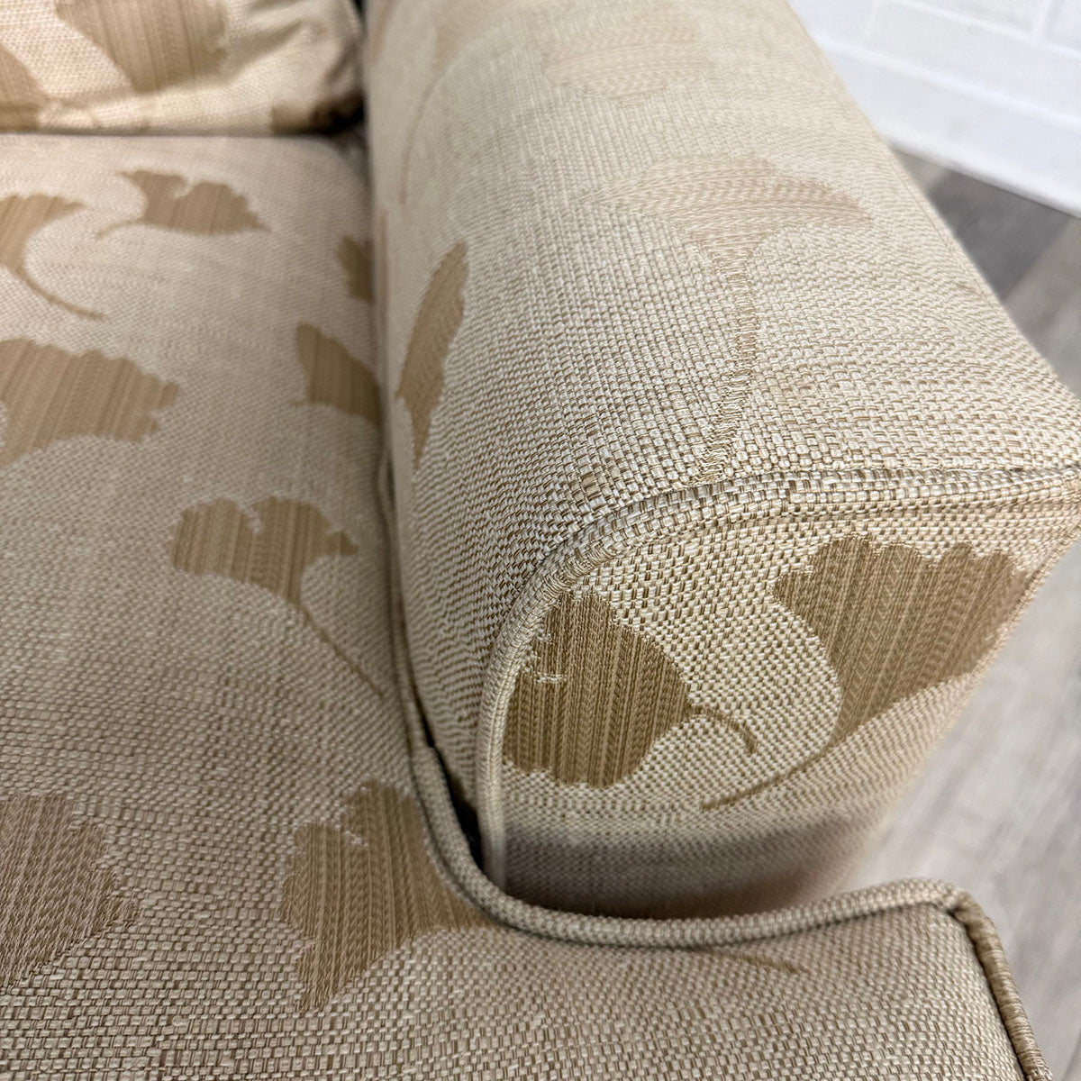 Ginko Leaf Upholstered Armchair