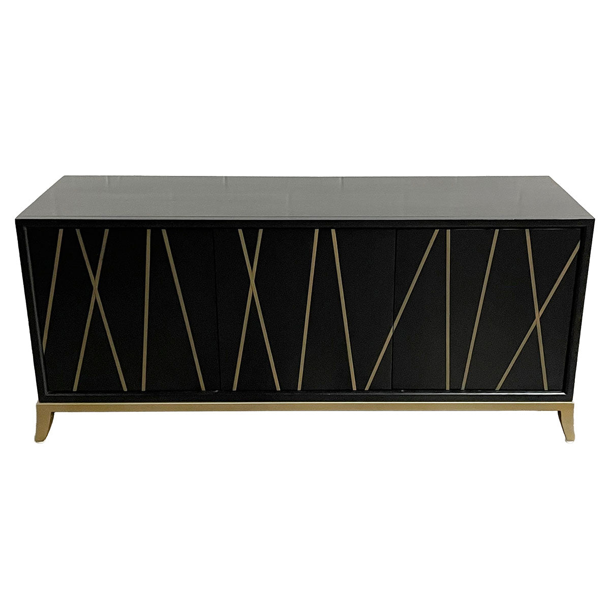 Hooker Furniture Black and Gold Sideboard