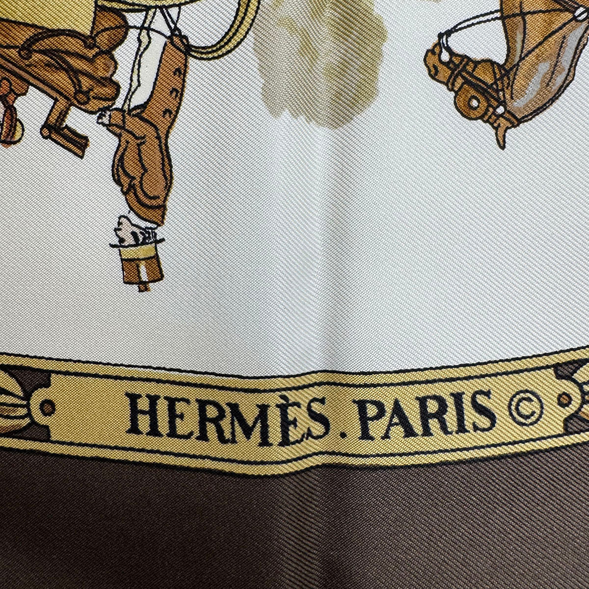 Hermes "La Promenade de Longchamp" Scarf