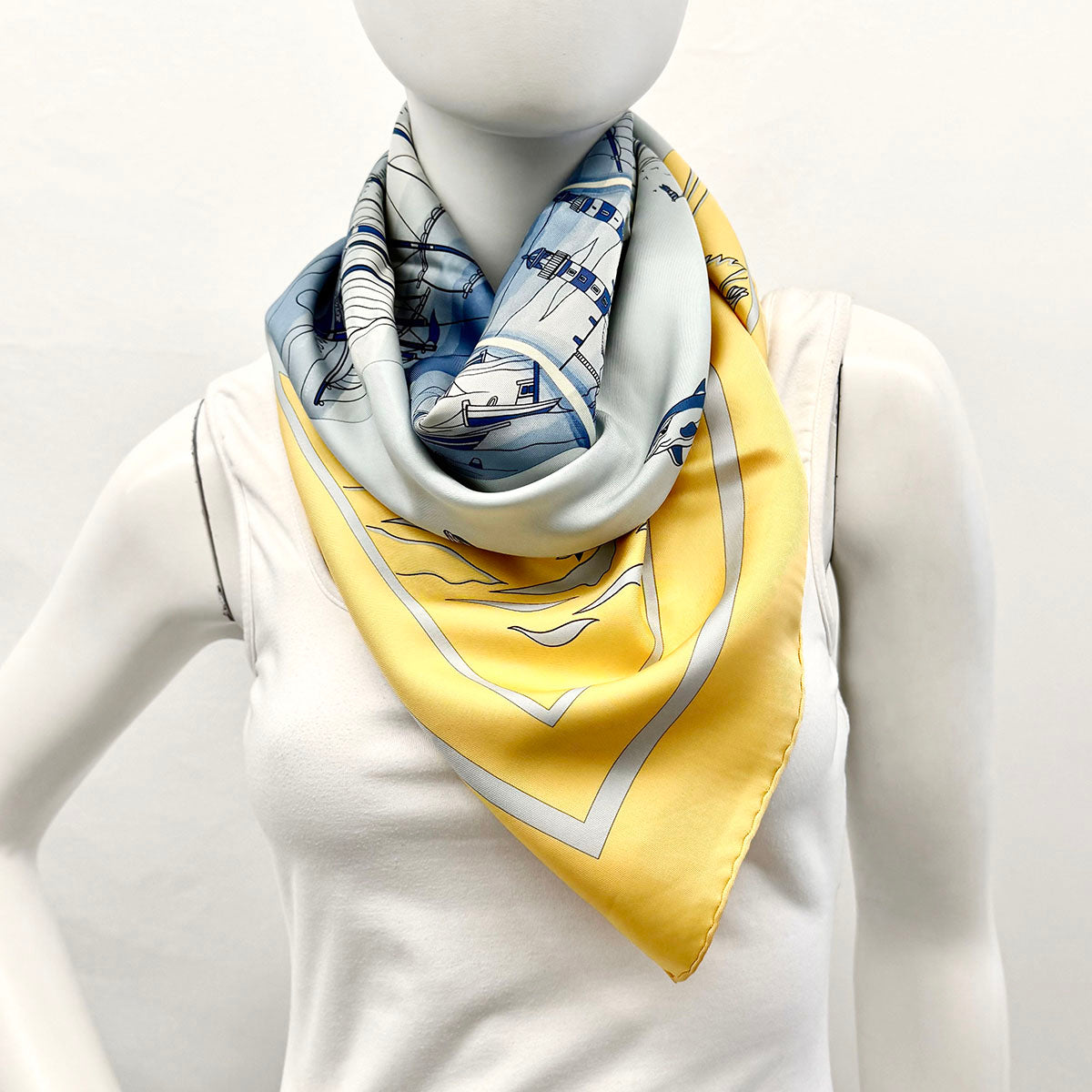 Hermes "Compagnos de Mer" Scarf