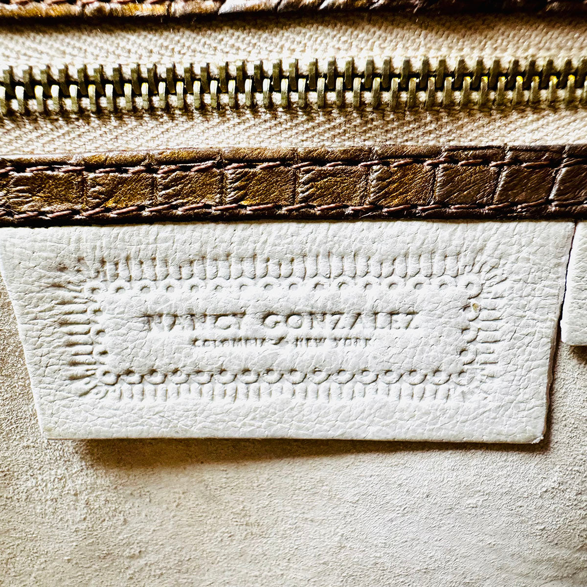 Nancy Gonzalez Handle Bag