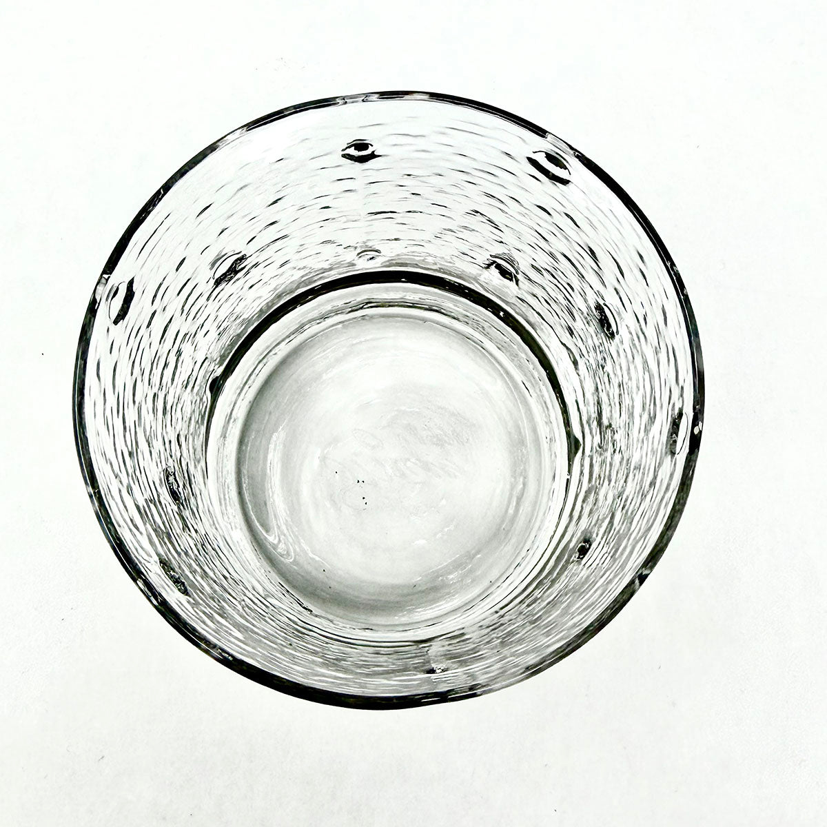 Set of 6 Double Old Fashion Glasses Morocco Platinum Signed and Dated 1994