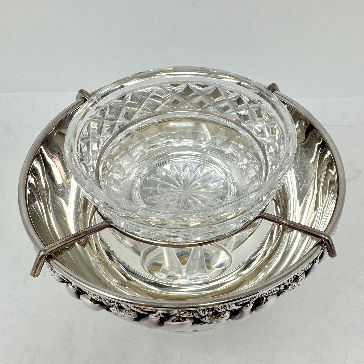 Caviar Dish with Glass Insert