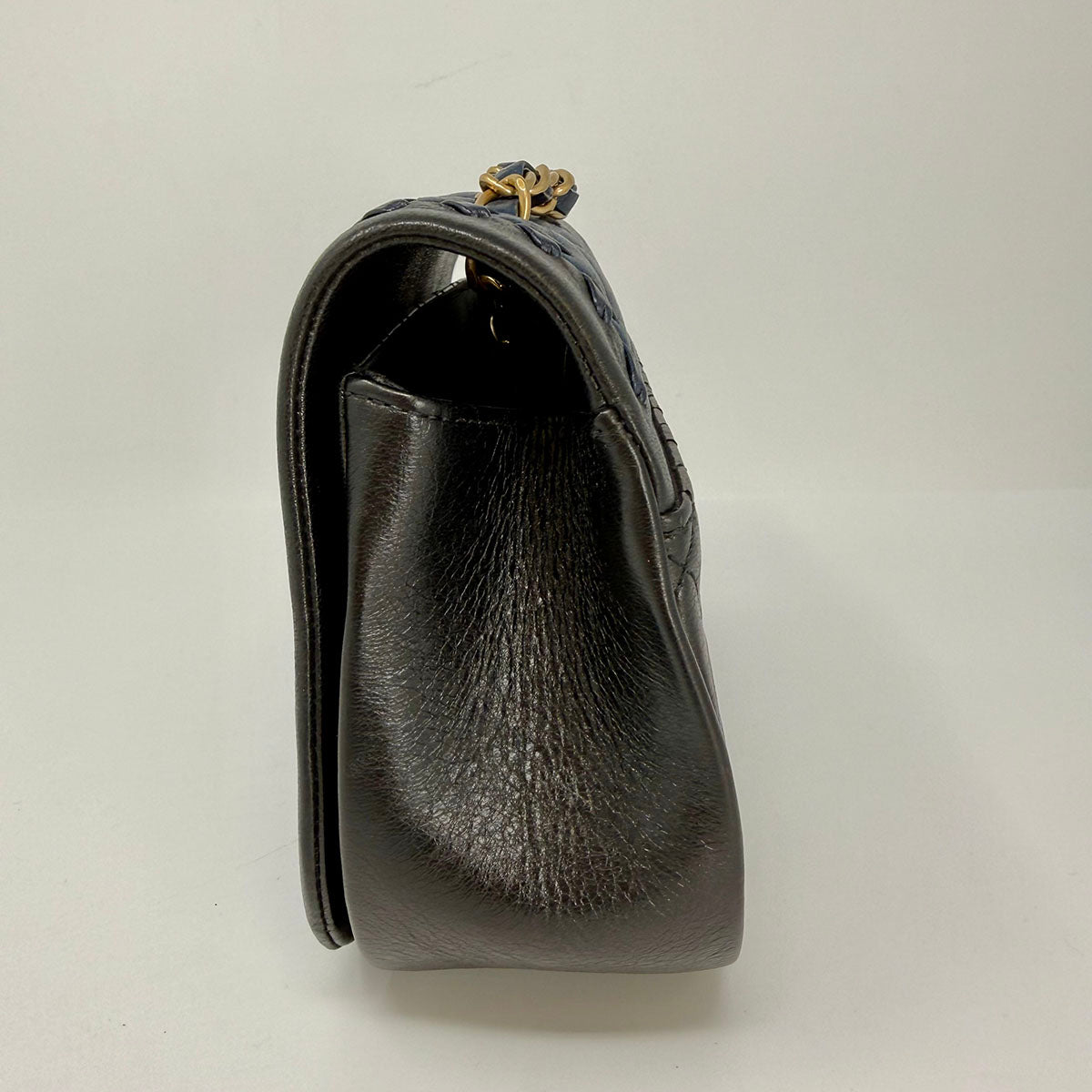 Chanel Bicolor Braided Saddle  Crossbody