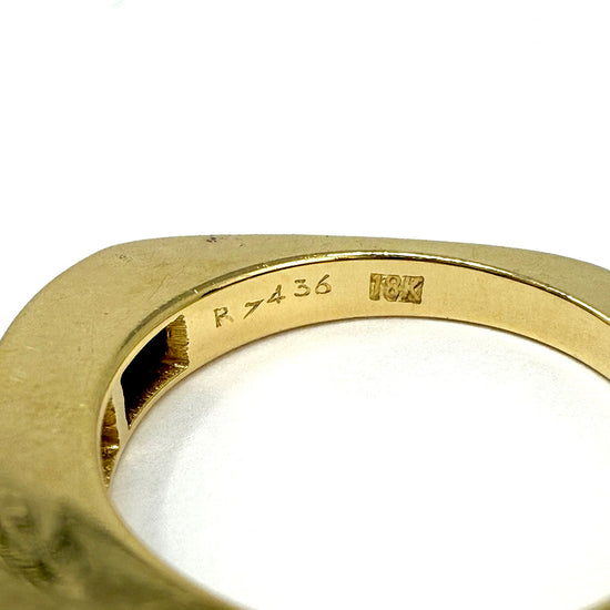 Valenza 18K Gold Ring with 8 Sapphires