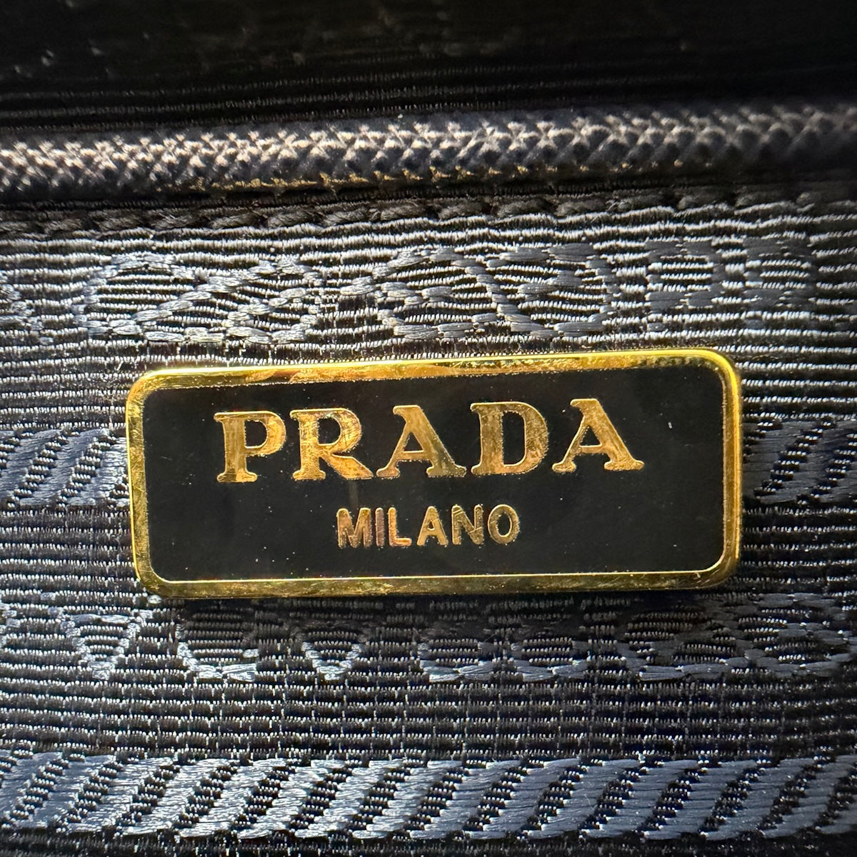Prada Zip Leather Camera Bag