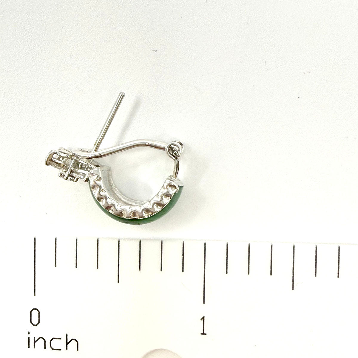 Jadeite and Diamond Earrings