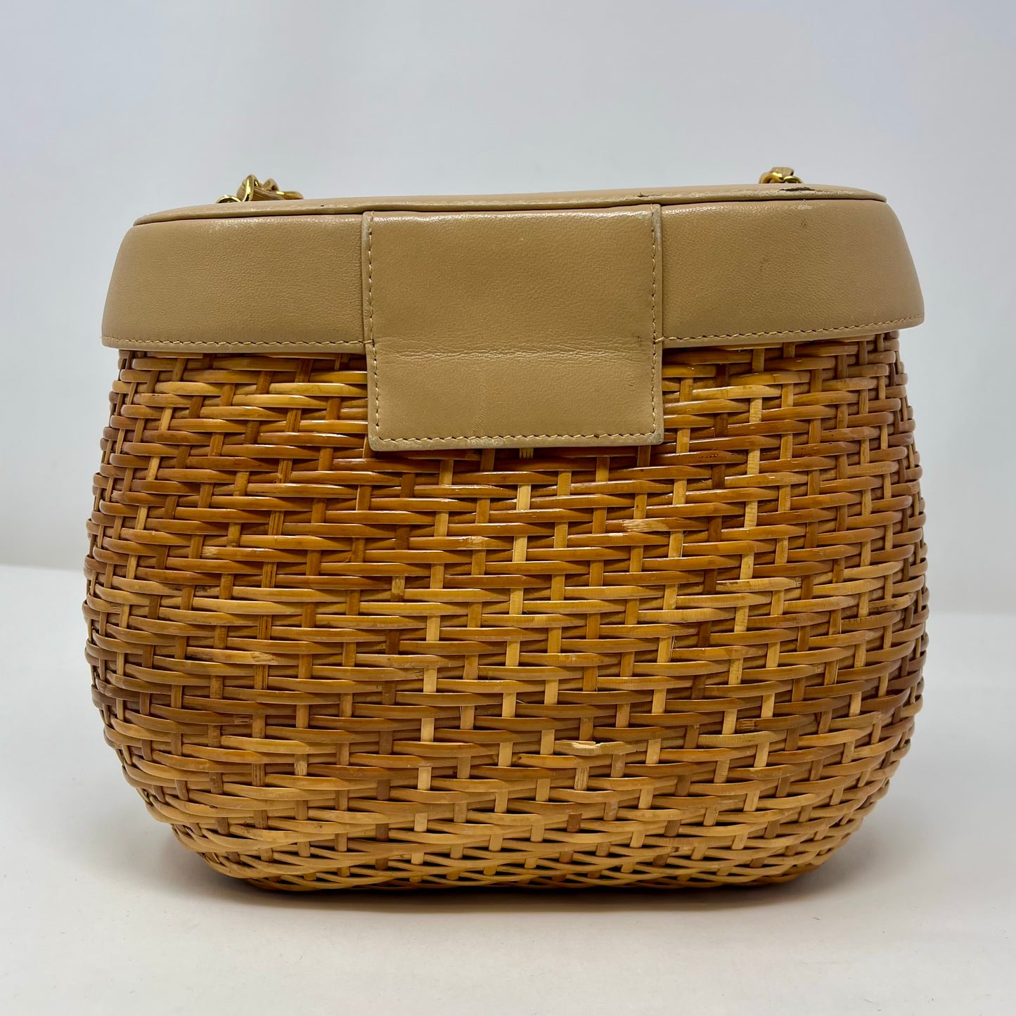 Chanel Rattan Wicker Shoulder Bag