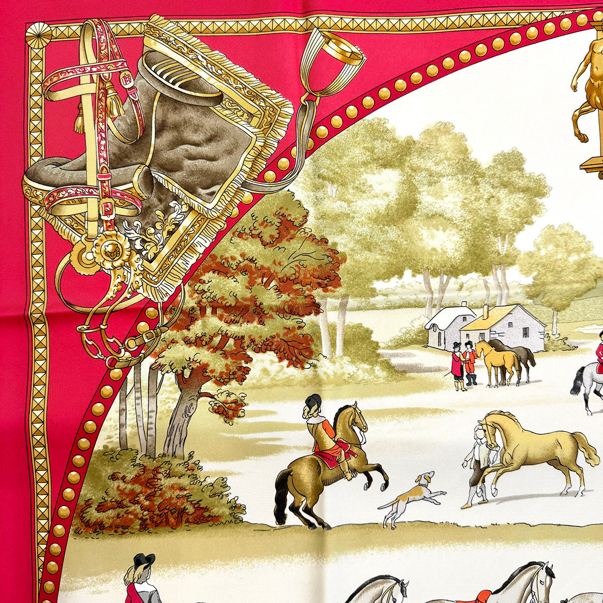Hermes "Presentation de Chevaux" Scarf