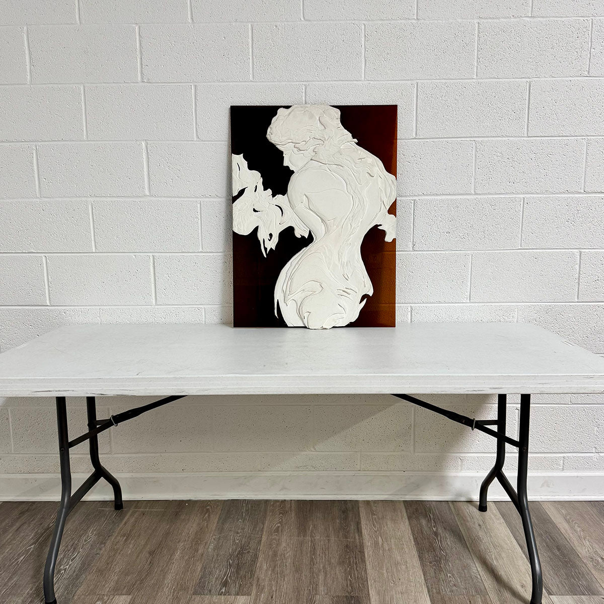 Three Dimensional Paper Sculpture on Acrylic
