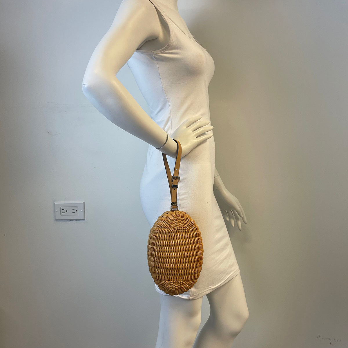 Michael Kors Collection Peatnut Gramercy Minaudiere Wristlet