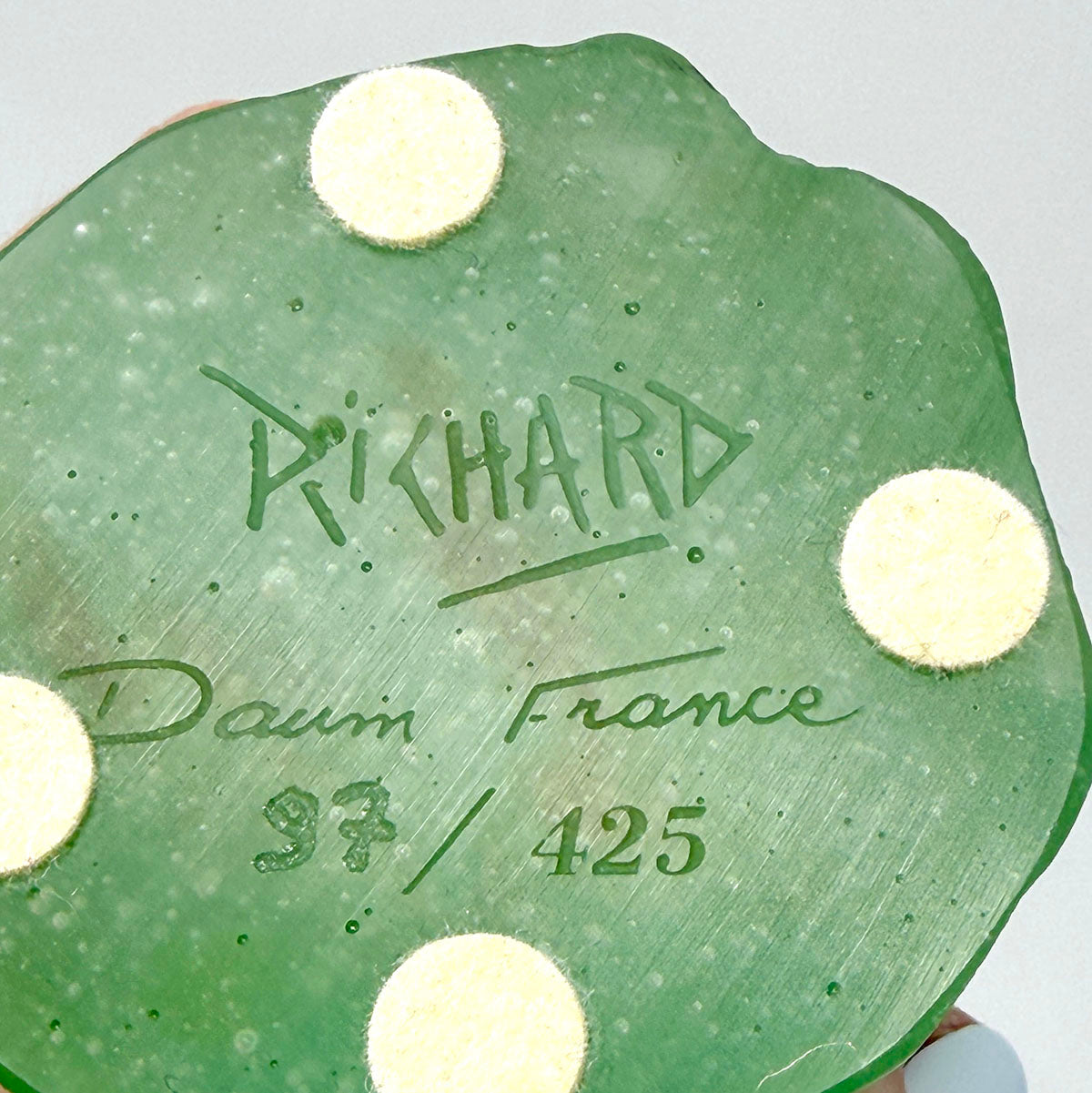 Daum "Eleonore" Pate de Verre Ltd. Edition, Signed/Numbered J-P Richard
