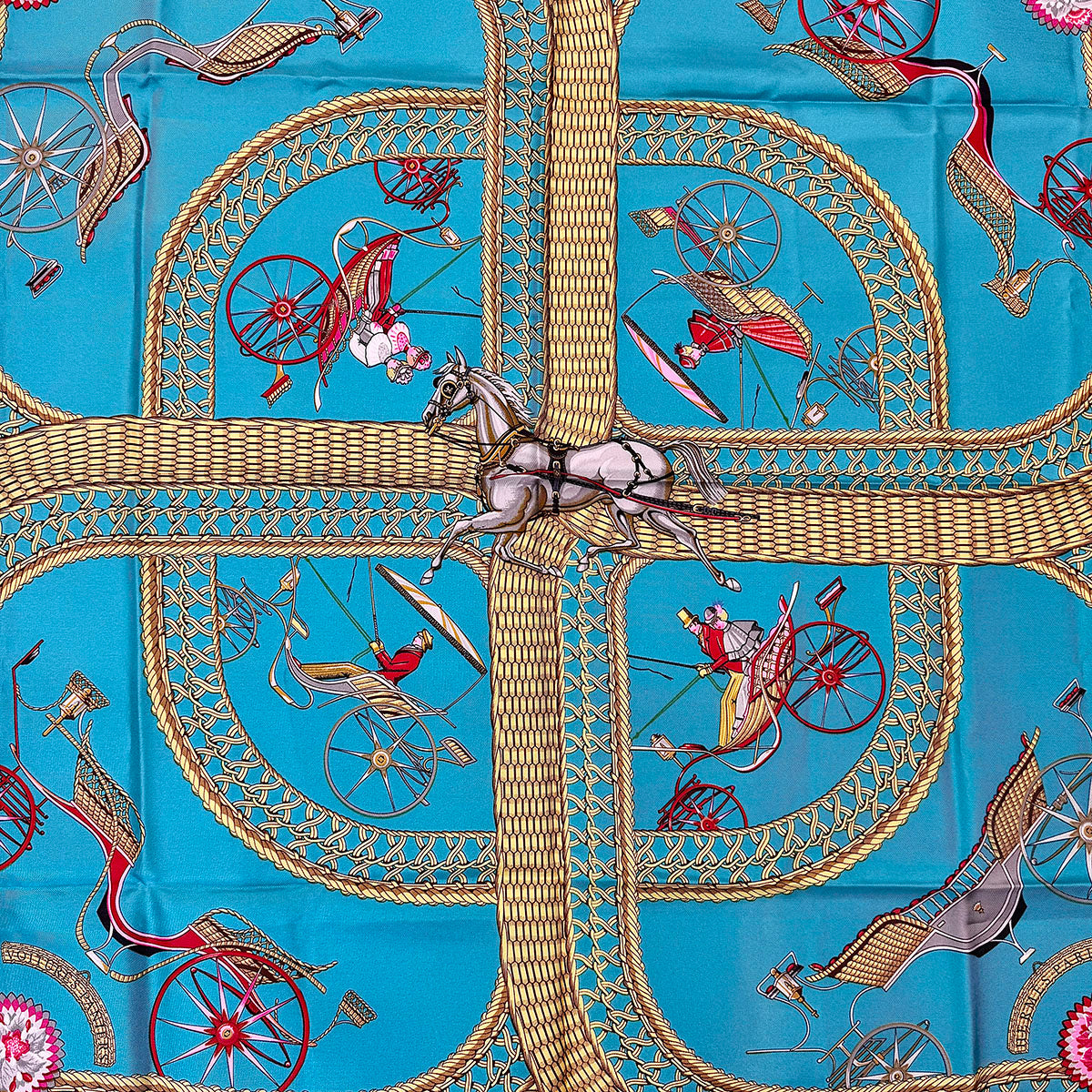 Hermes "Voitures Paniers" Scarf