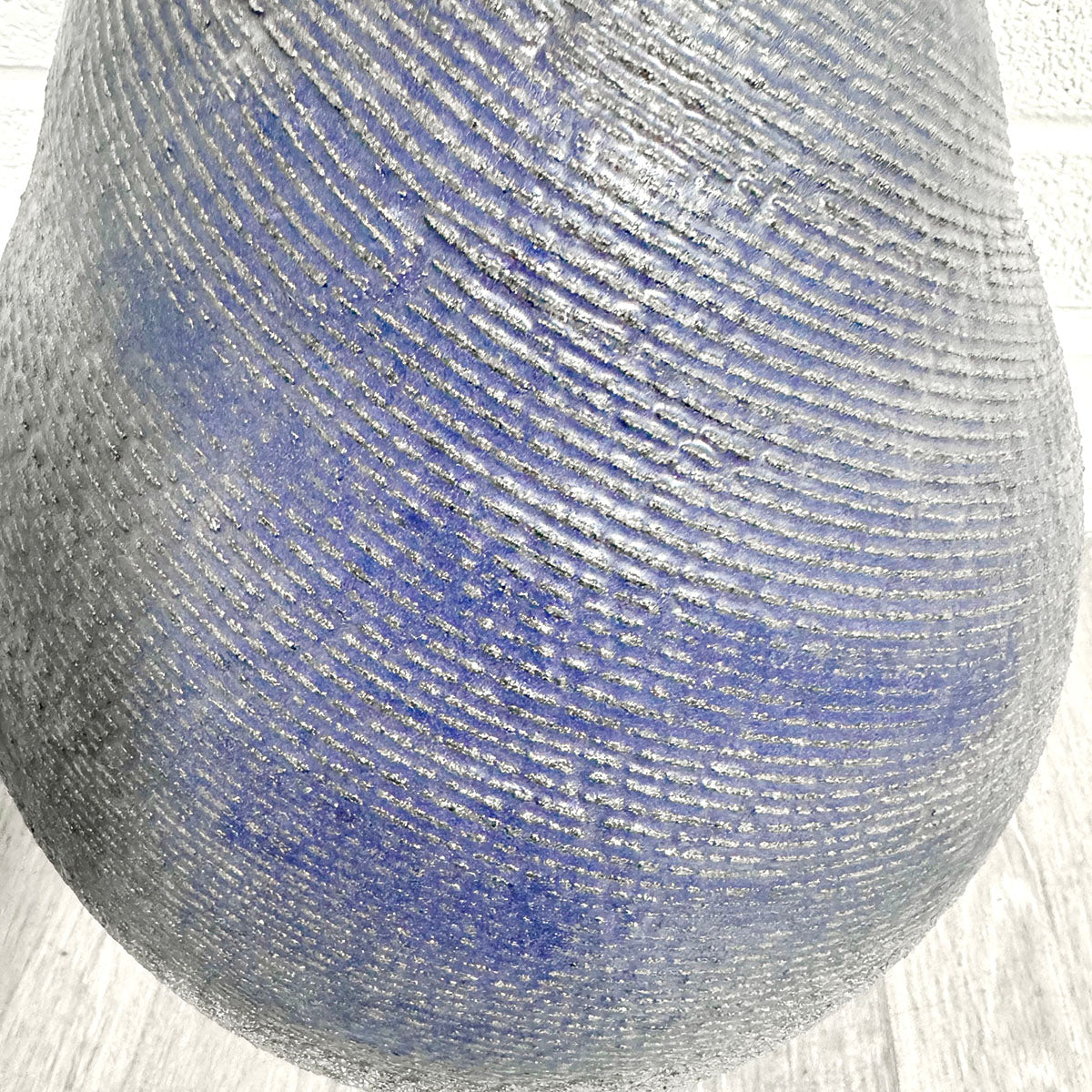 Pear Sculpture Vessel with Lid, Signed